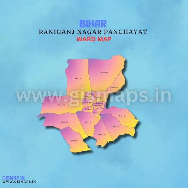 Raniganj Nagar Panchayat Ward Map